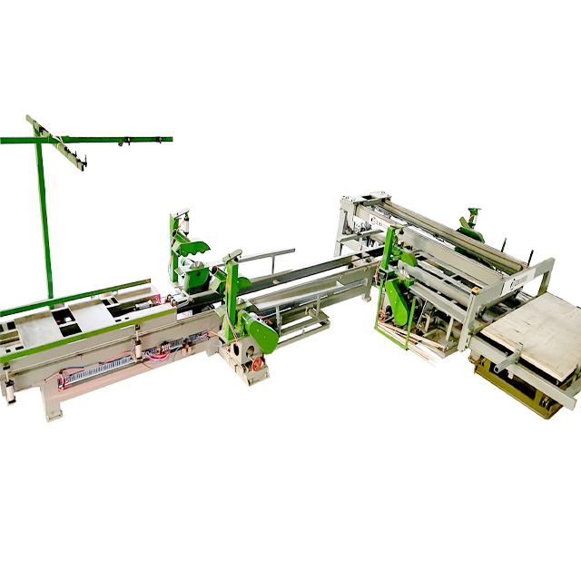 MingDing Plywood Machinery Plywood Automatic Edge Trimming Saw All Plywood Thickness Can Use.